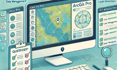 إختبار المستوي المبتدأ في برنامج ArcGIS Pro